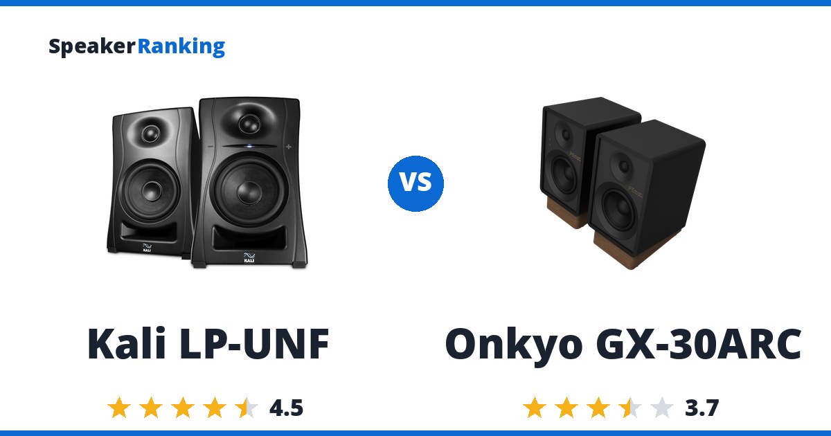 Kali LP-UNF vs Onkyo GX-30ARC