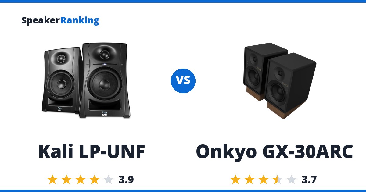 Kali LP-UNF vs Onkyo GX-30ARC