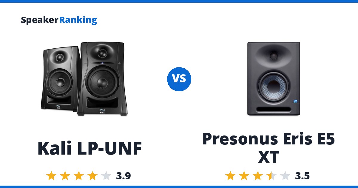 Kali LP-UNF vs Presonus Eris E5 XT