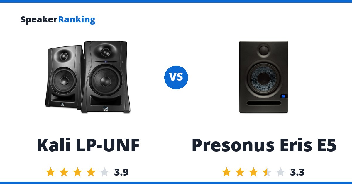 Kali LP-UNF vs Presonus Eris E5