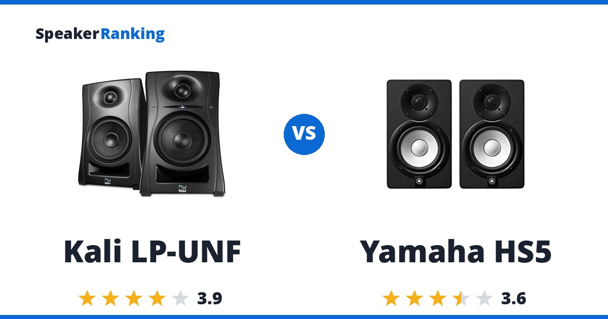 Kali LP-UNF vs Yamaha HS5