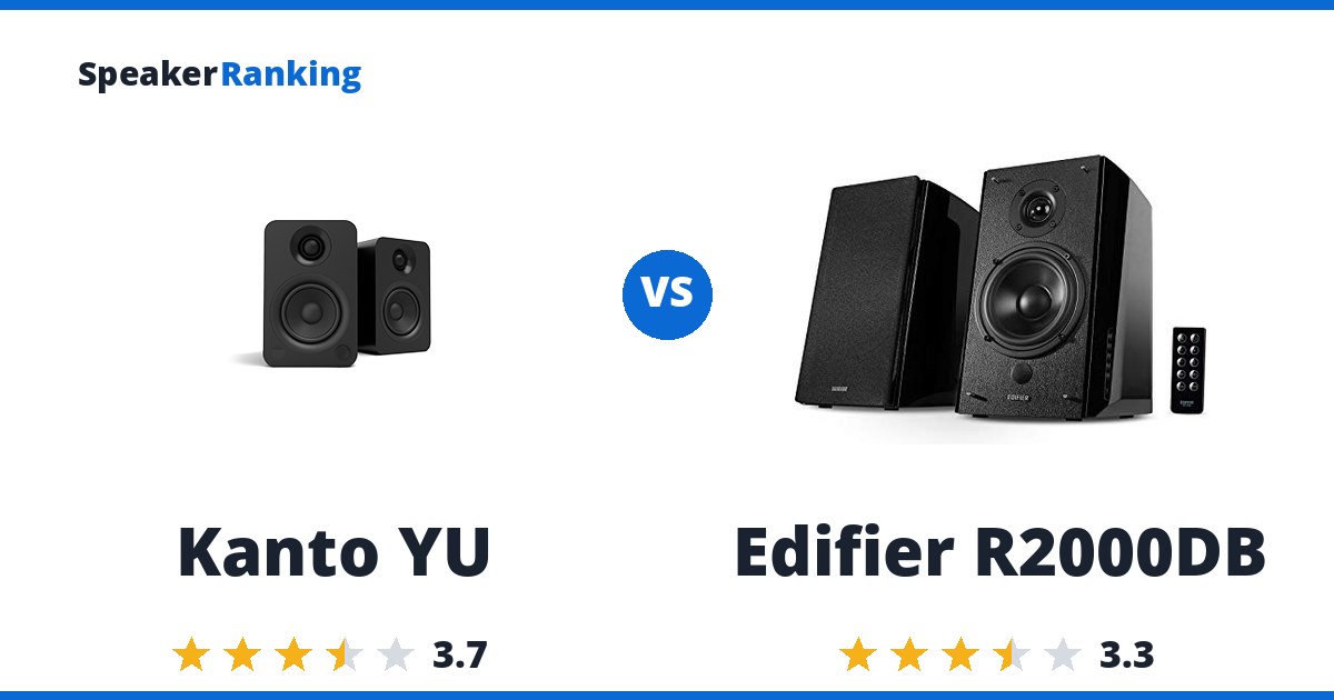 Kanto YU vs Edifier R2000DB
