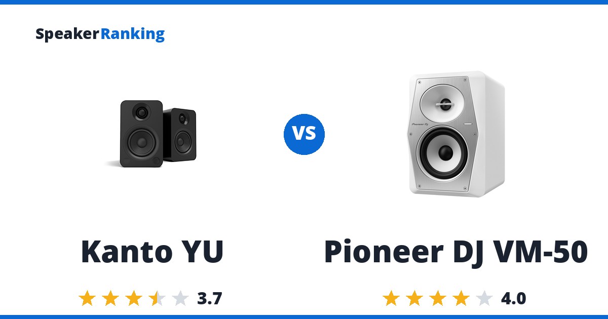 Kanto YU vs Pioneer DJ VM-50