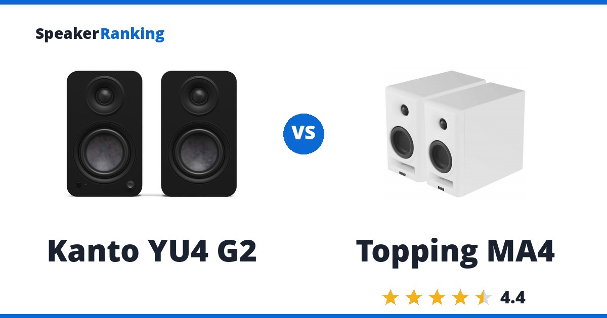 Kanto YU4 G2 vs Topping MA4