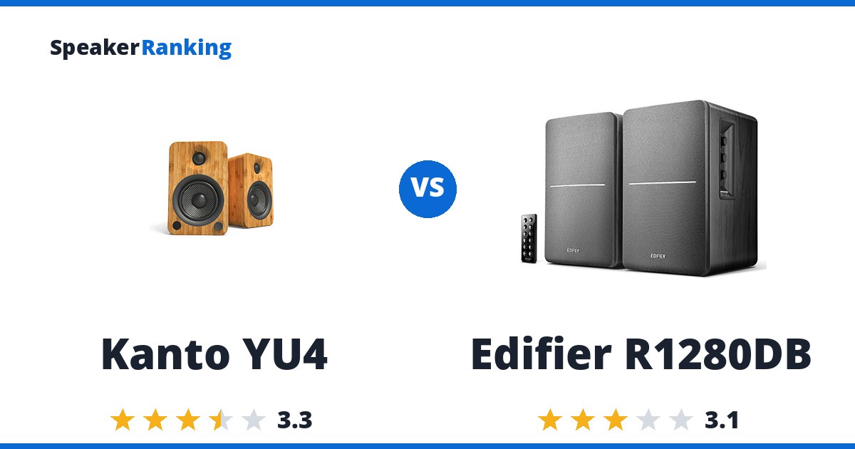 Kanto YU4 vs Edifier R1280DB