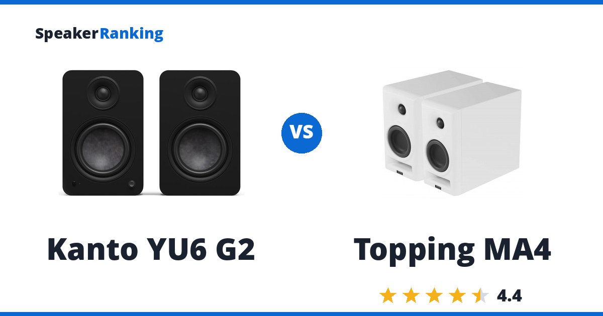 Kanto YU6 G2 vs Topping MA4
