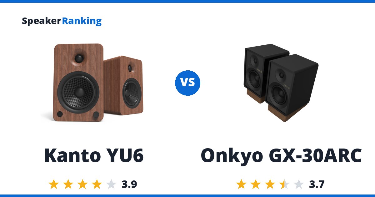 Kanto YU6 vs Onkyo GX-30ARC