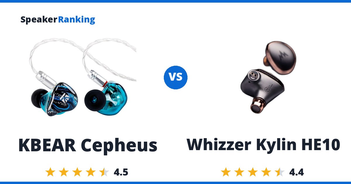 KBEAR Cepheus vs Whizzer Kylin HE10