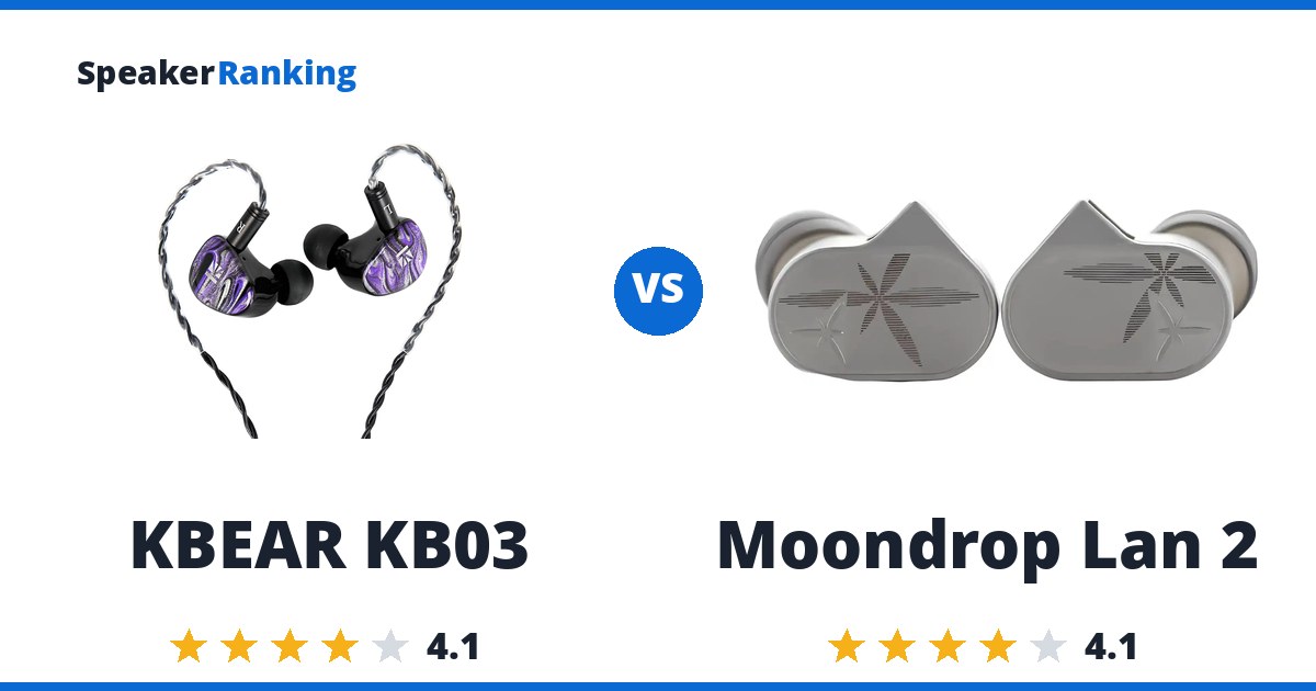 KBEAR KB03 vs Moondrop Lan 2