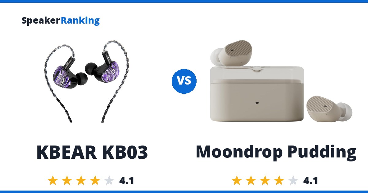 KBEAR KB03 vs Moondrop Pudding