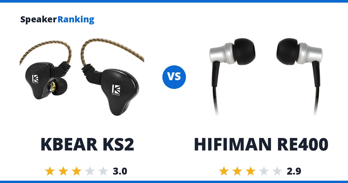 KBEAR KS2 vs HIFIMAN RE400