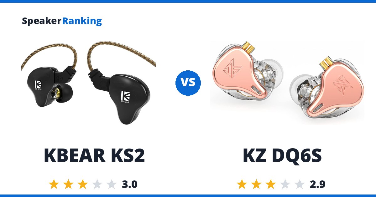 KBEAR KS2 vs KZ DQ6S