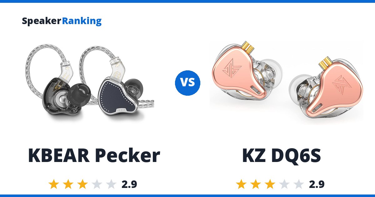 KBEAR Pecker vs KZ DQ6S