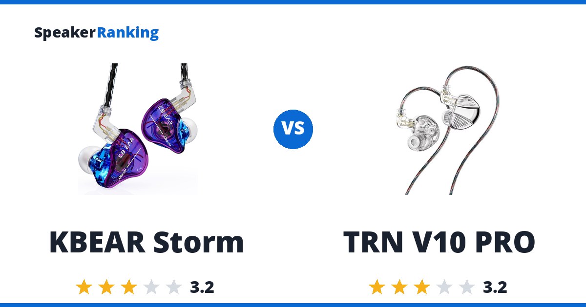 KBEAR Storm vs TRN V10 PRO