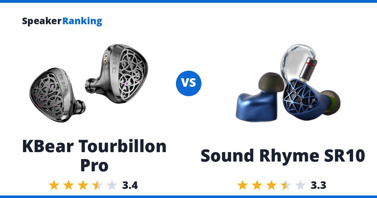 KBear Tourbillon Pro vs Sound Rhyme SR10