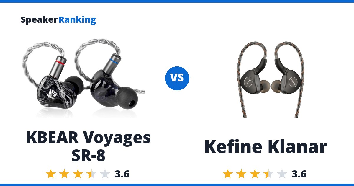 KBEAR Voyages SR-8 vs Kefine Klanar