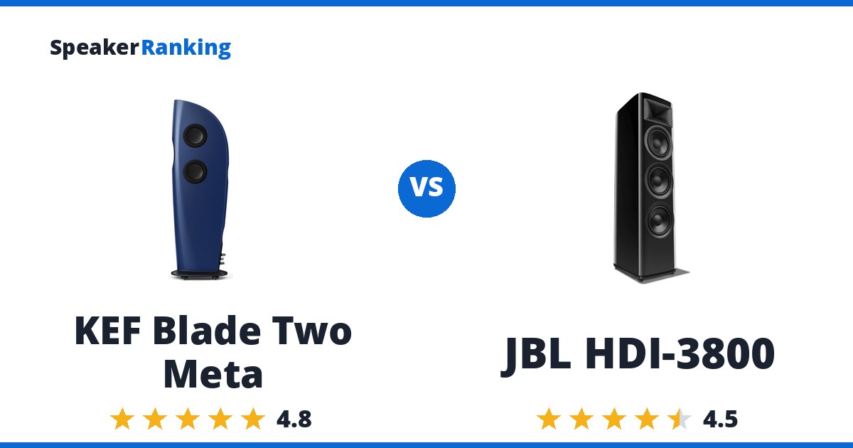 KEF Blade Two Meta vs JBL HDI-3800