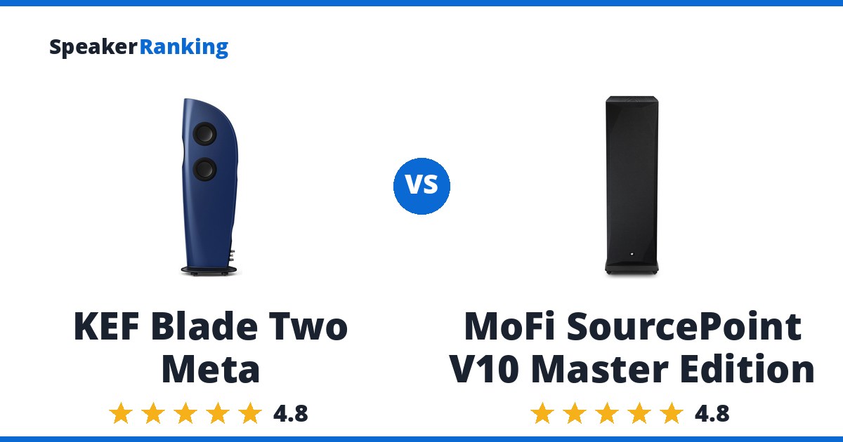 KEF Blade Two Meta vs MoFi SourcePoint V10 Master Edition
