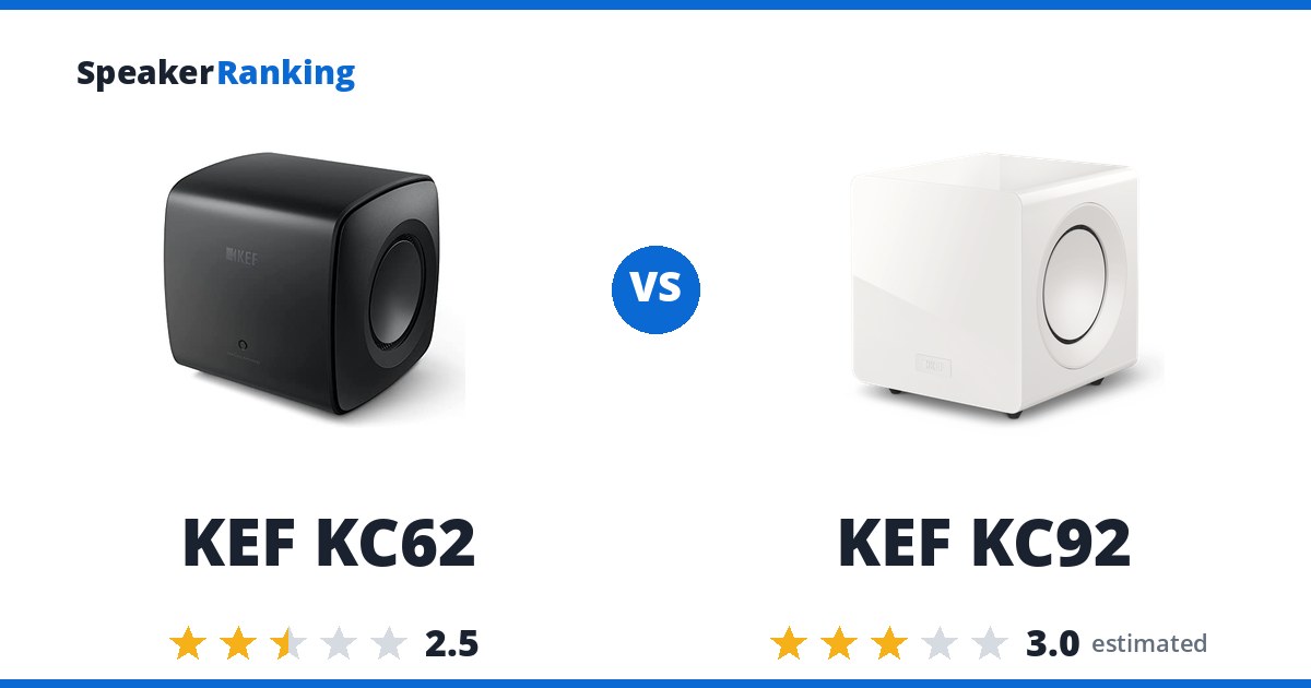 KEF KC62 vs KEF KC92
