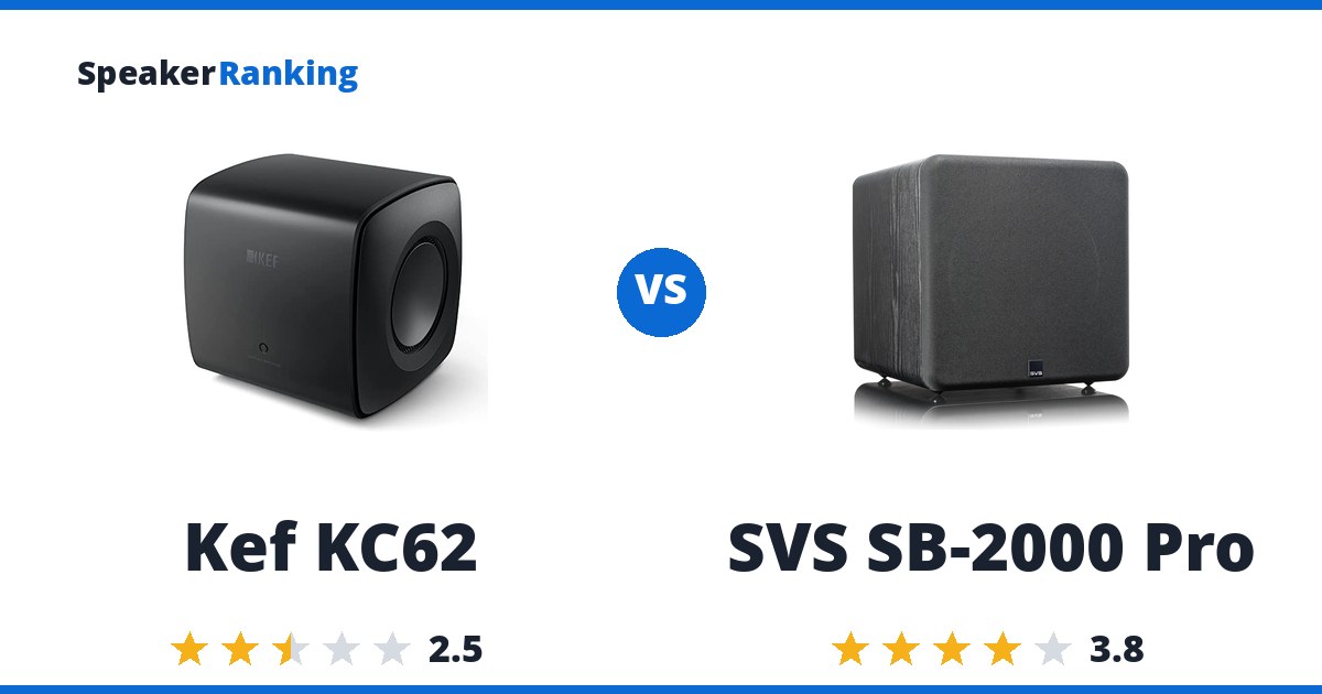 Kef KC62 vs SVS SB-2000 Pro