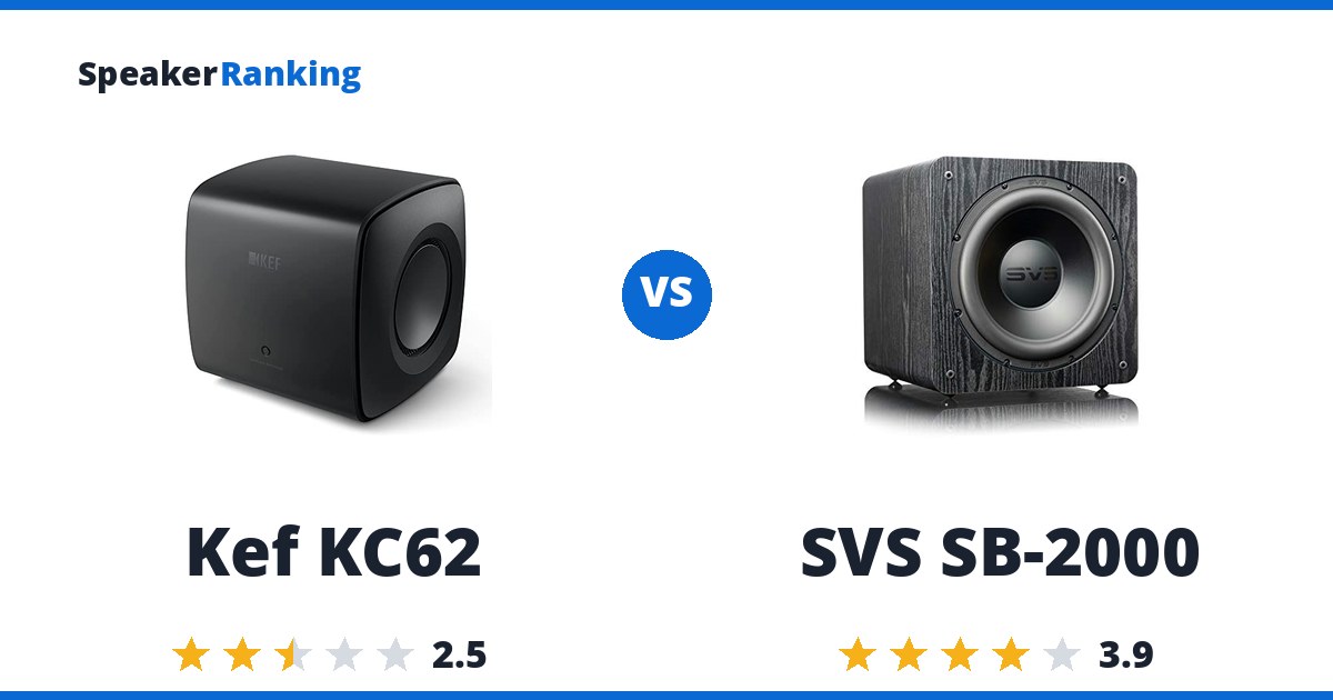 Kef KC62 vs SVS SB-2000