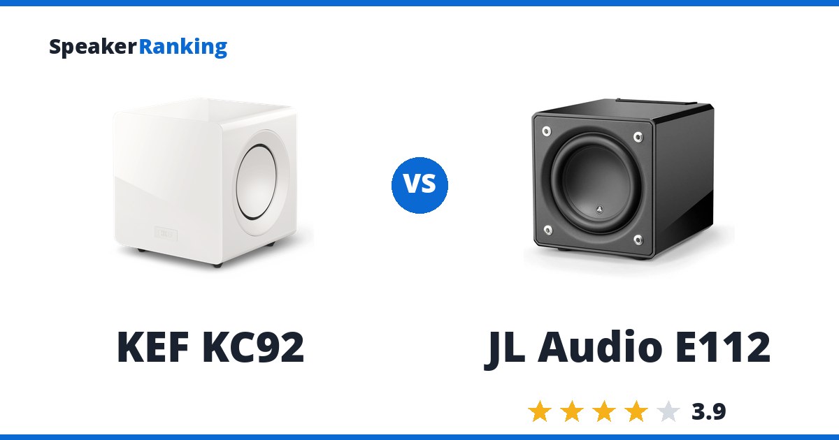 KEF KC92 vs JL Audio E112