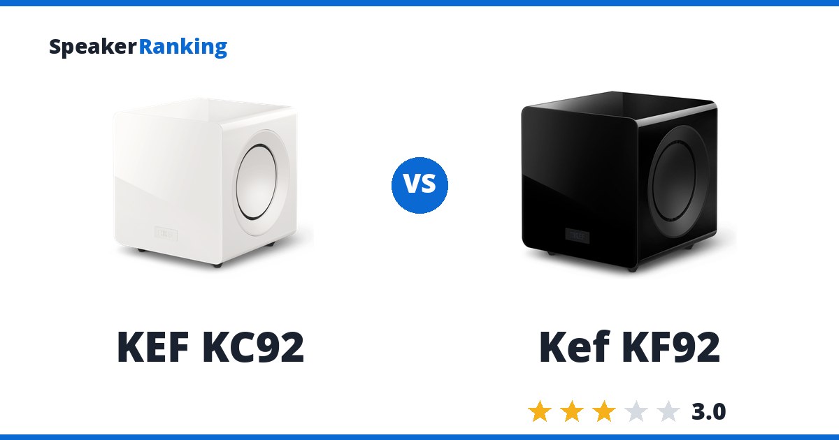 KEF KC92 vs Kef KF92