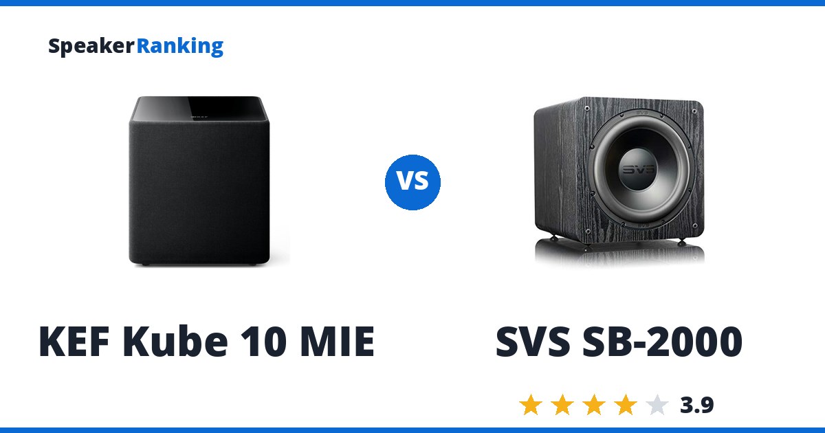KEF Kube 10 MIE vs SVS SB-2000