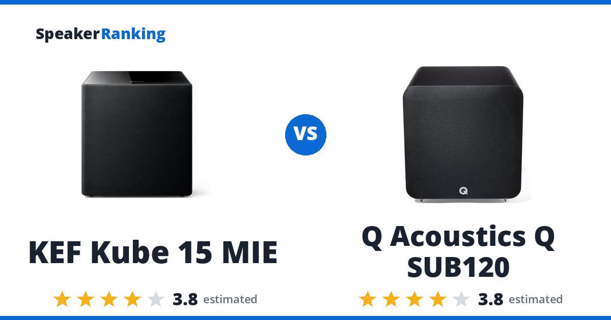 KEF Kube 15 MIE vs Q Acoustics Q SUB120