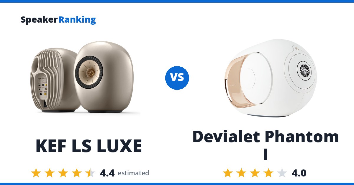 KEF LS LUXE vs Devialet Phantom I