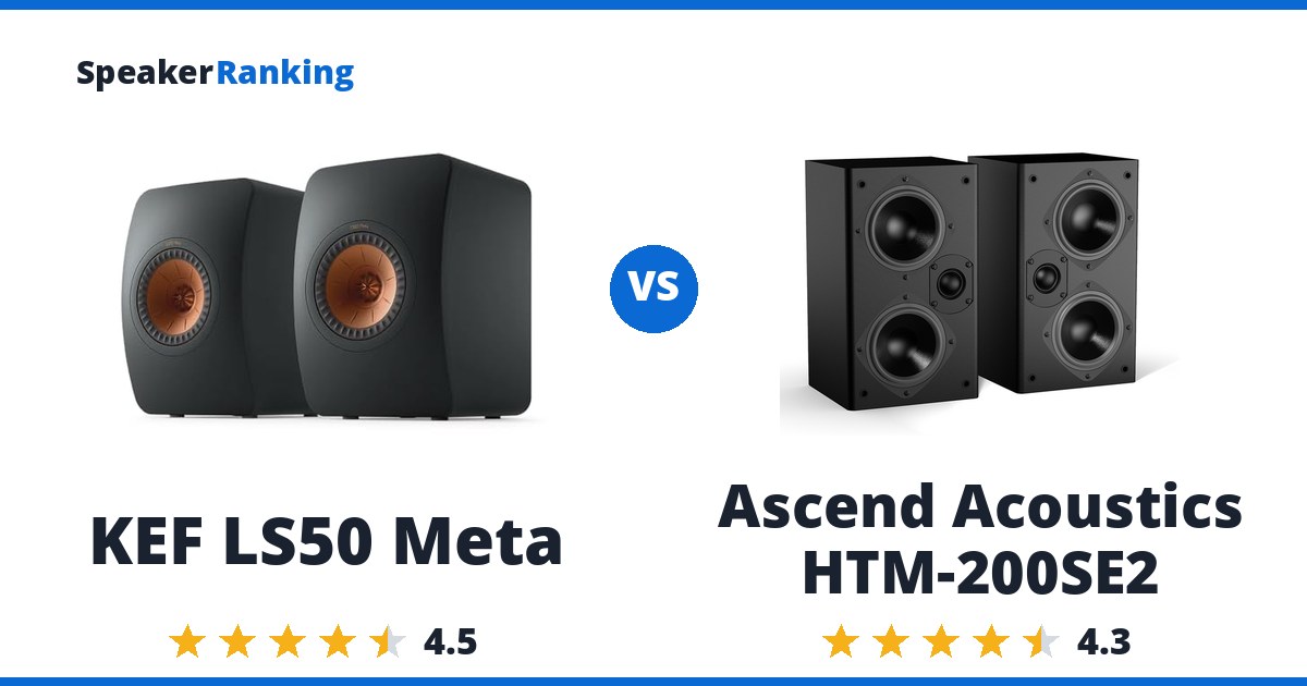 KEF LS50 Meta vs Ascend Acoustics HTM-200SE2