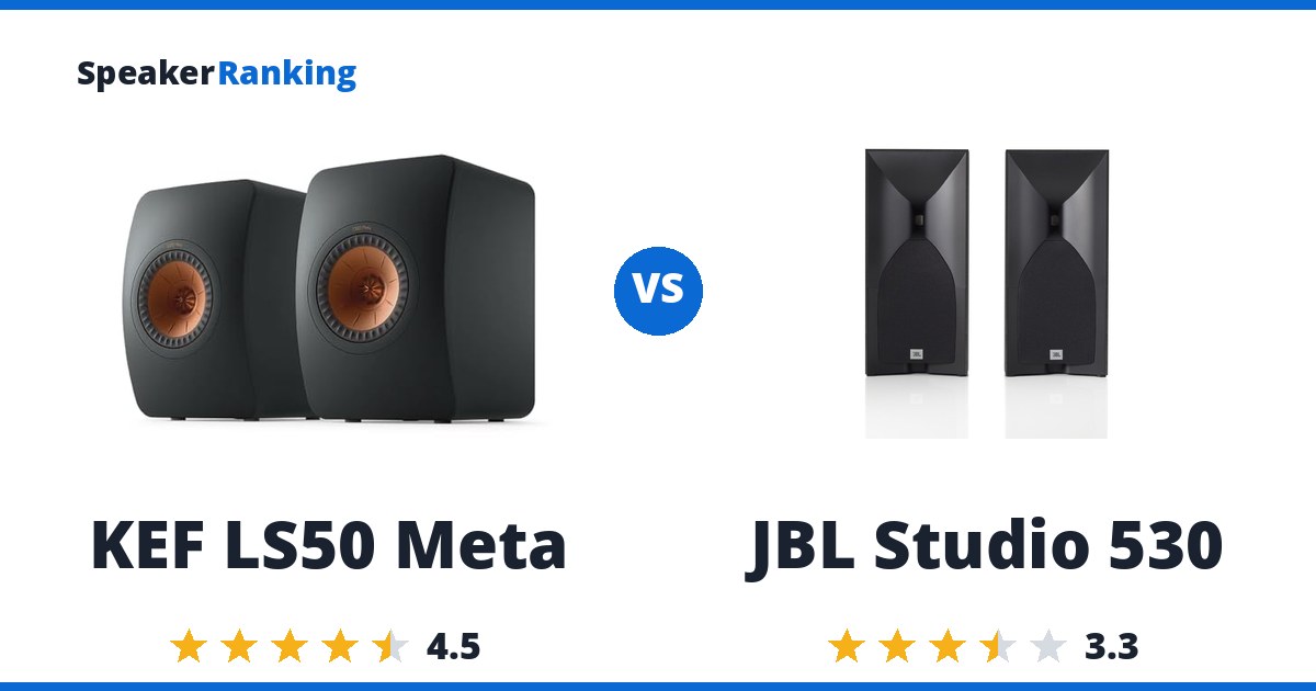 KEF LS50 Meta vs JBL Studio 530