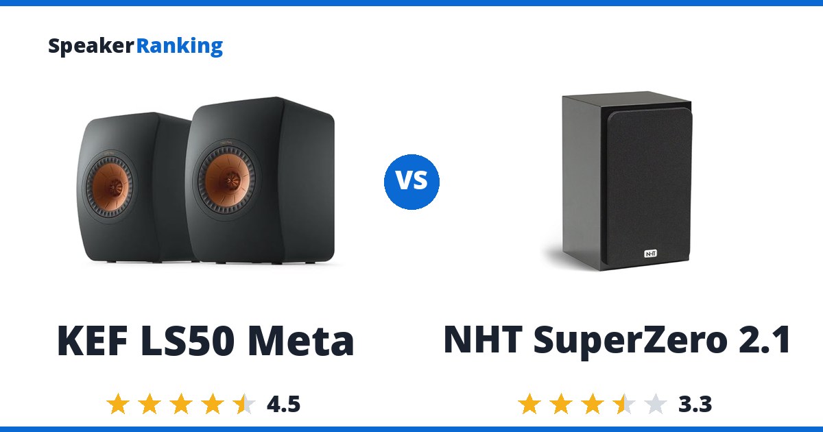 KEF LS50 Meta vs NHT SuperZero 2.1