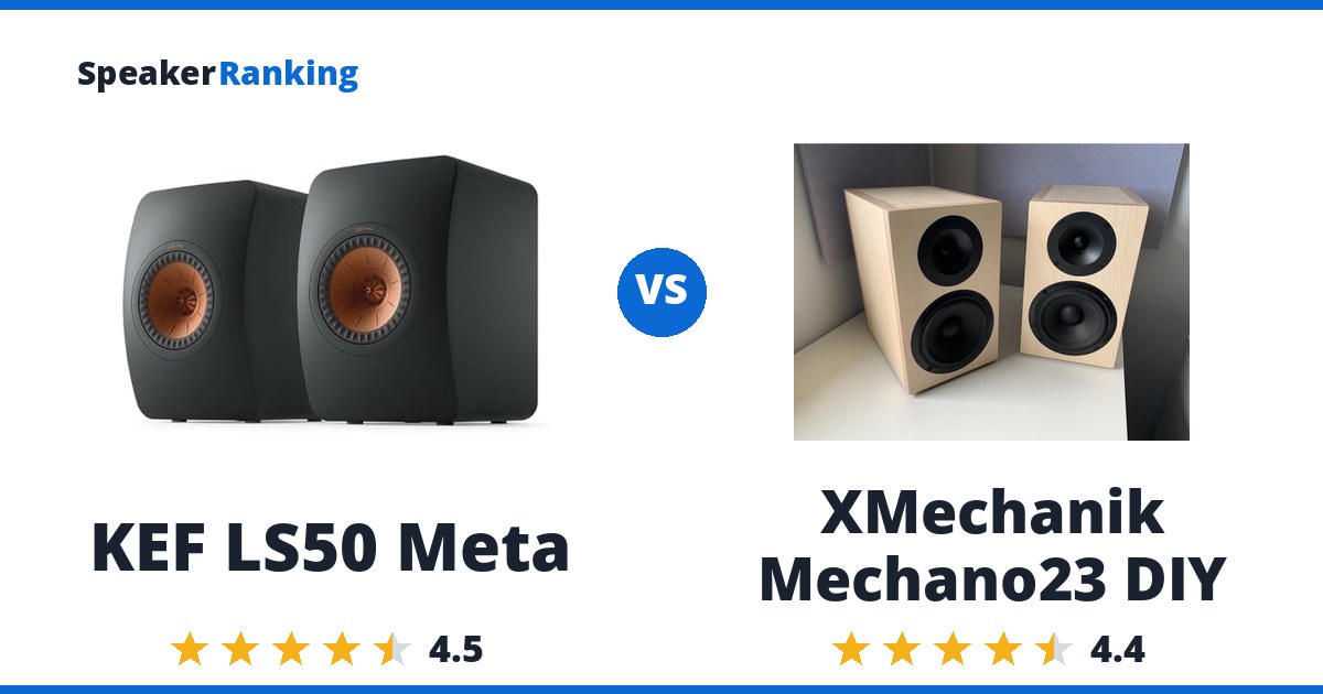 KEF LS50 Meta vs XMechanik Mechano23 DIY