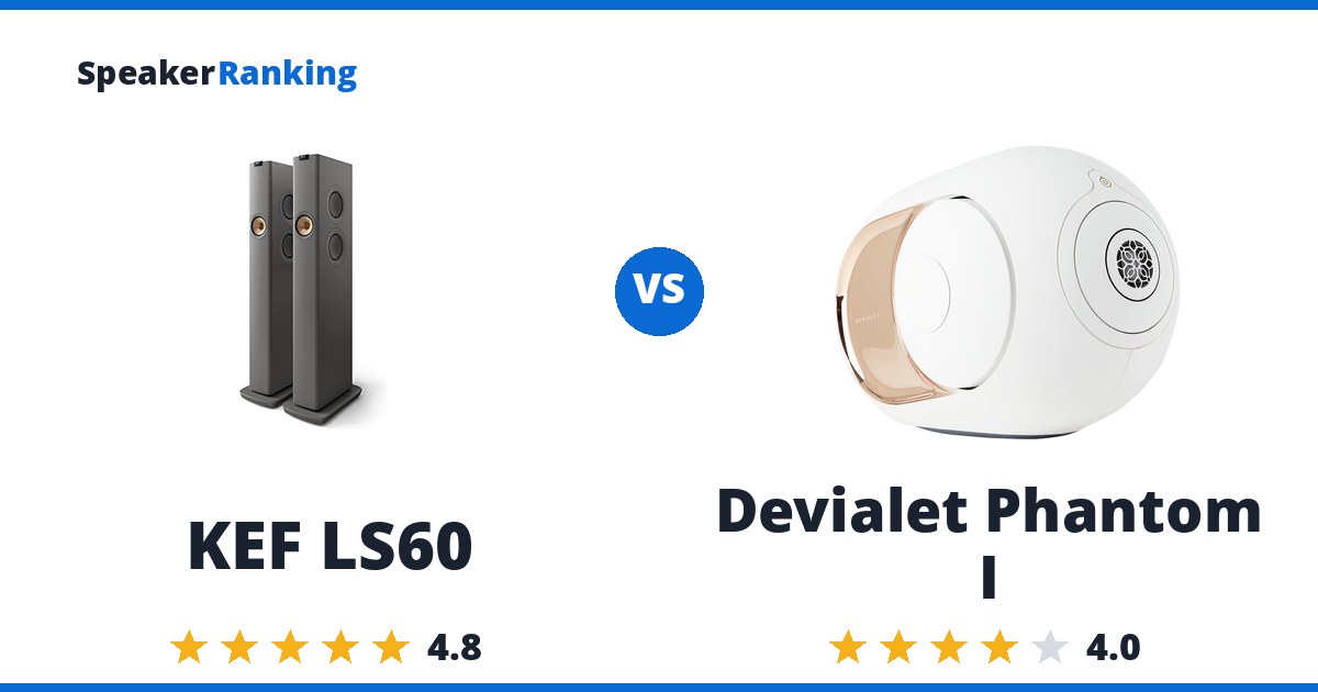 KEF LS60 vs Devialet Phantom I