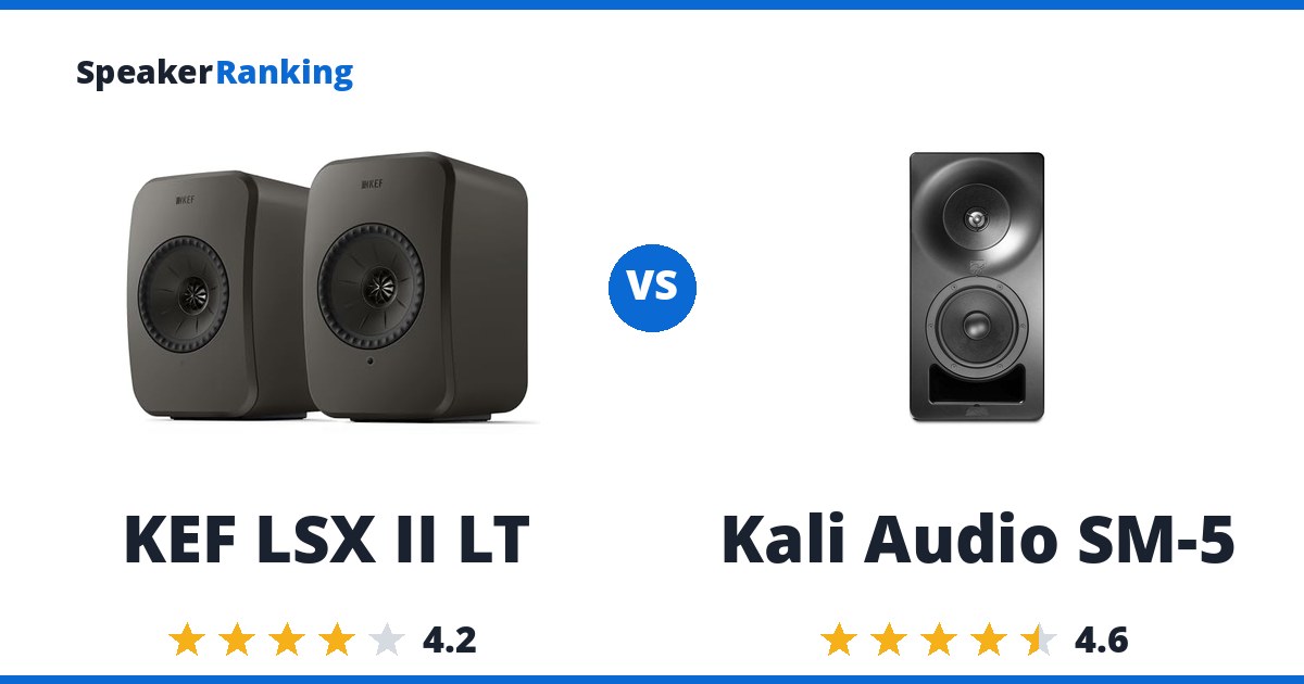 KEF LSX II LT vs Kali Audio SM-5