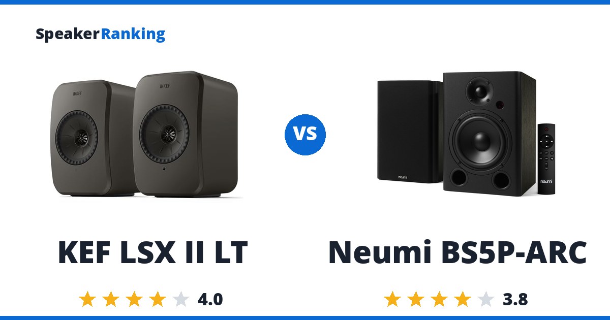KEF LSX II LT vs Neumi BS5P-ARC