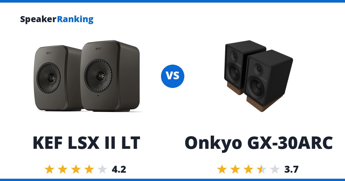 KEF LSX II LT vs Onkyo GX-30ARC
