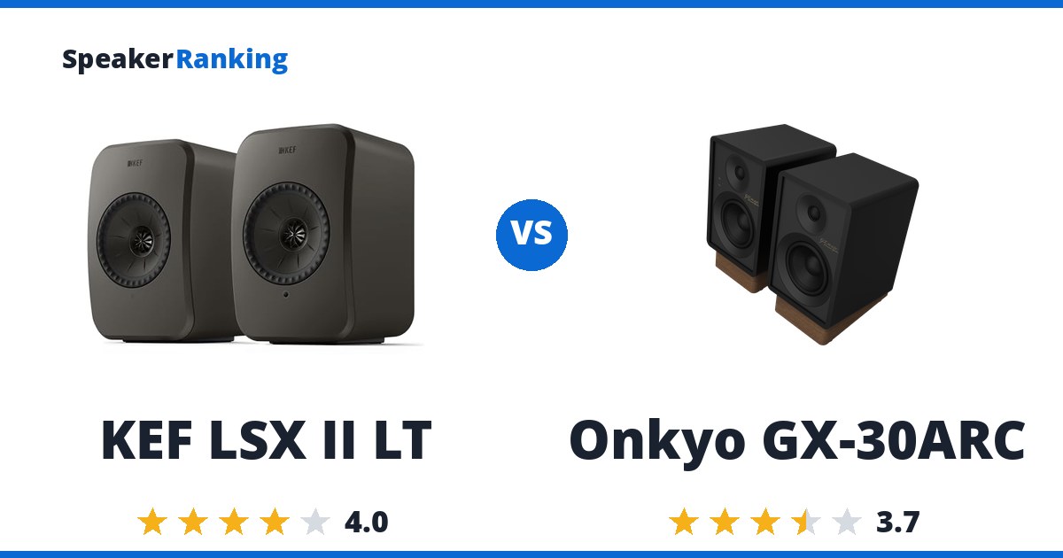 KEF LSX II LT vs Onkyo GX-30ARC