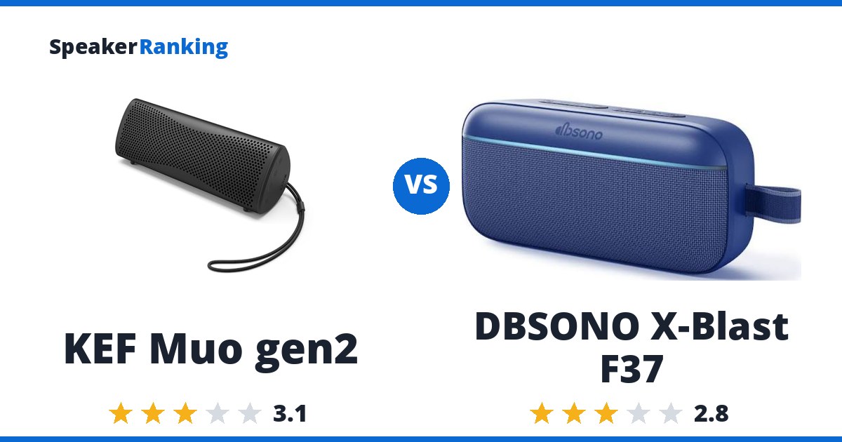 KEF Muo gen2 vs DBSONO X-Blast F37