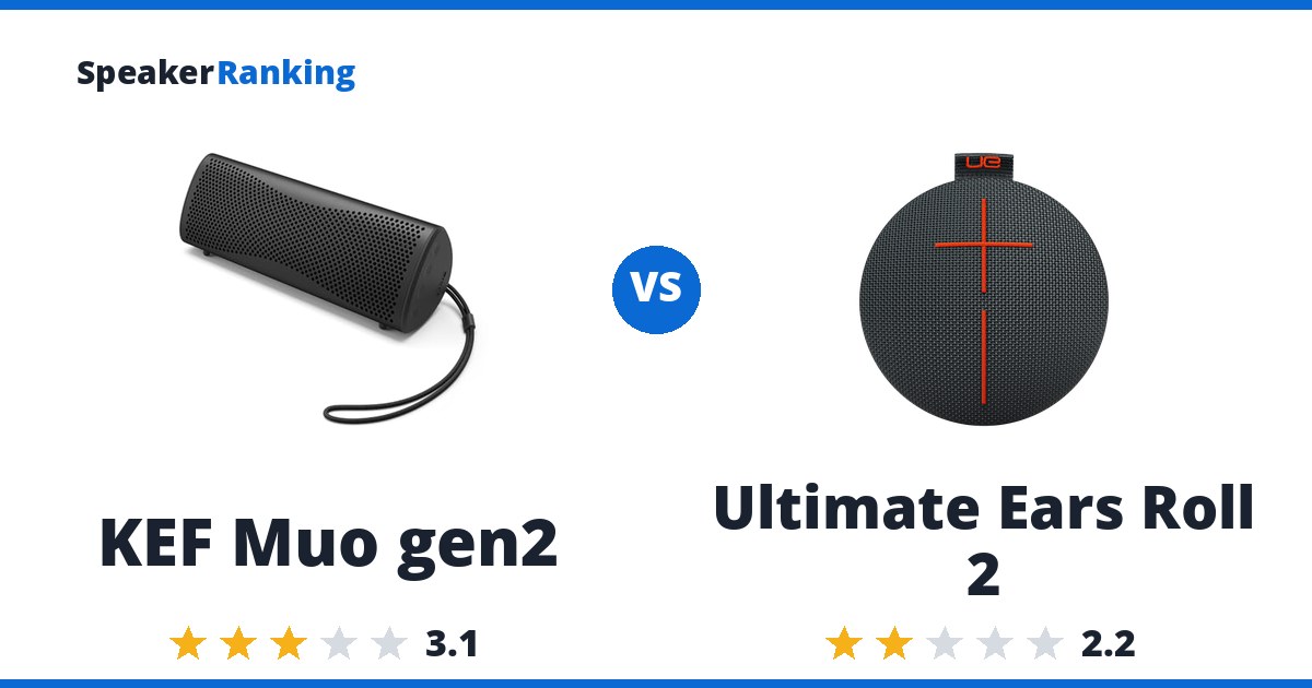 KEF Muo gen2 vs Ultimate Ears Roll 2