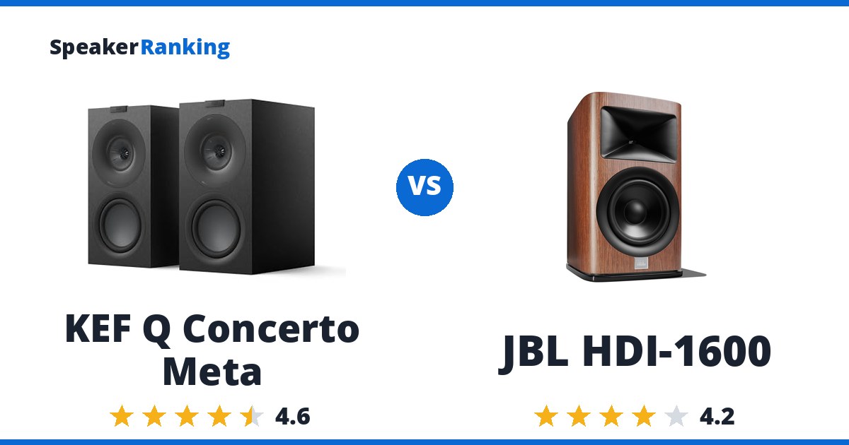 KEF Q Concerto Meta vs JBL HDI-1600