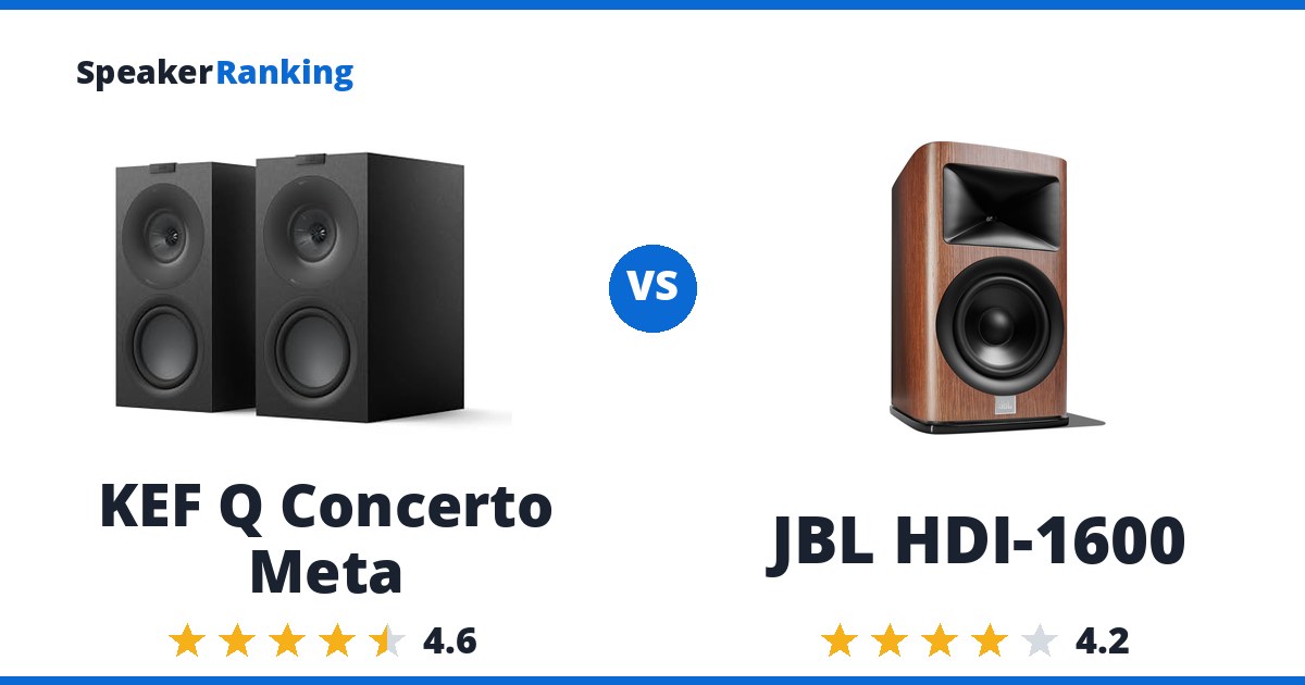KEF Q Concerto Meta vs JBL HDI-1600