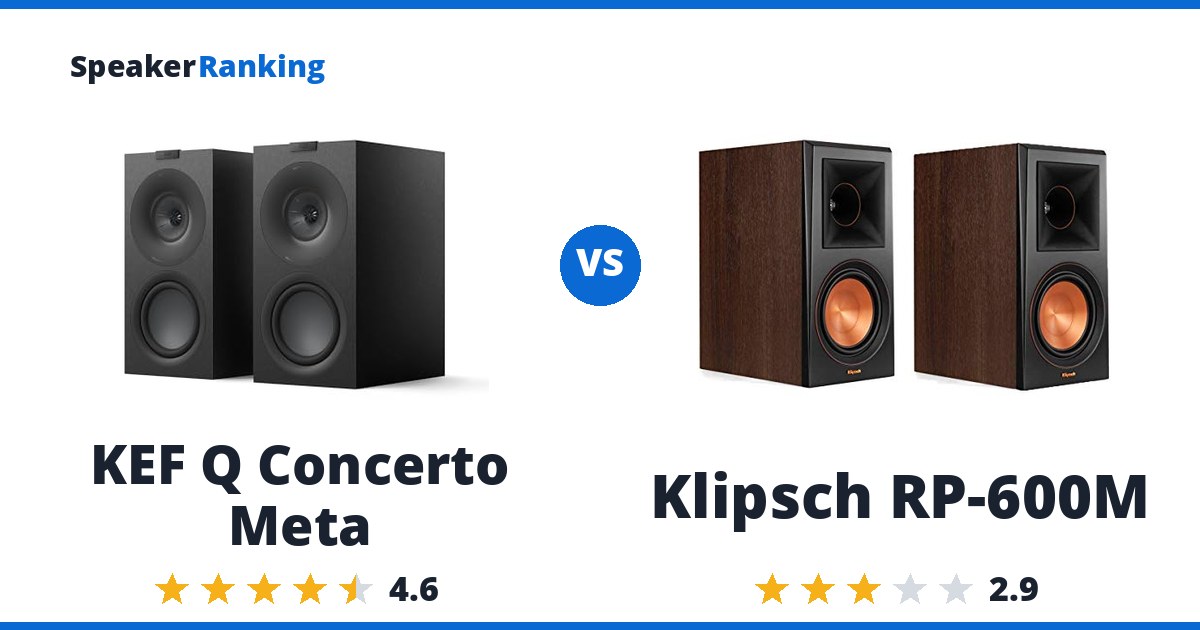 KEF Q Concerto Meta vs Klipsch RP-600M