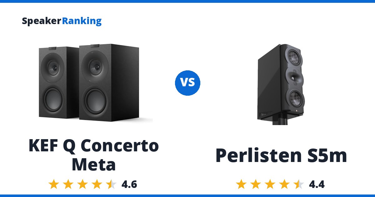 KEF Q Concerto Meta vs Perlisten S5m
