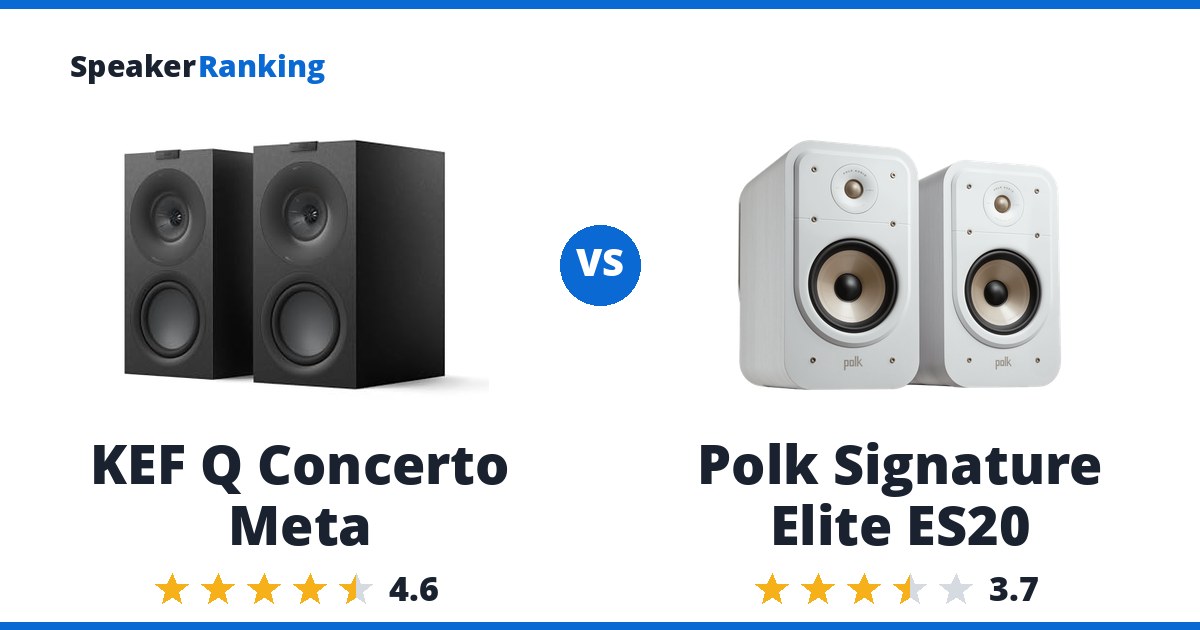 KEF Q Concerto Meta vs Polk Signature Elite ES20