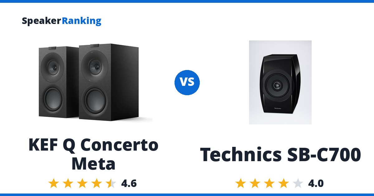 KEF Q Concerto Meta vs Technics SB-C700