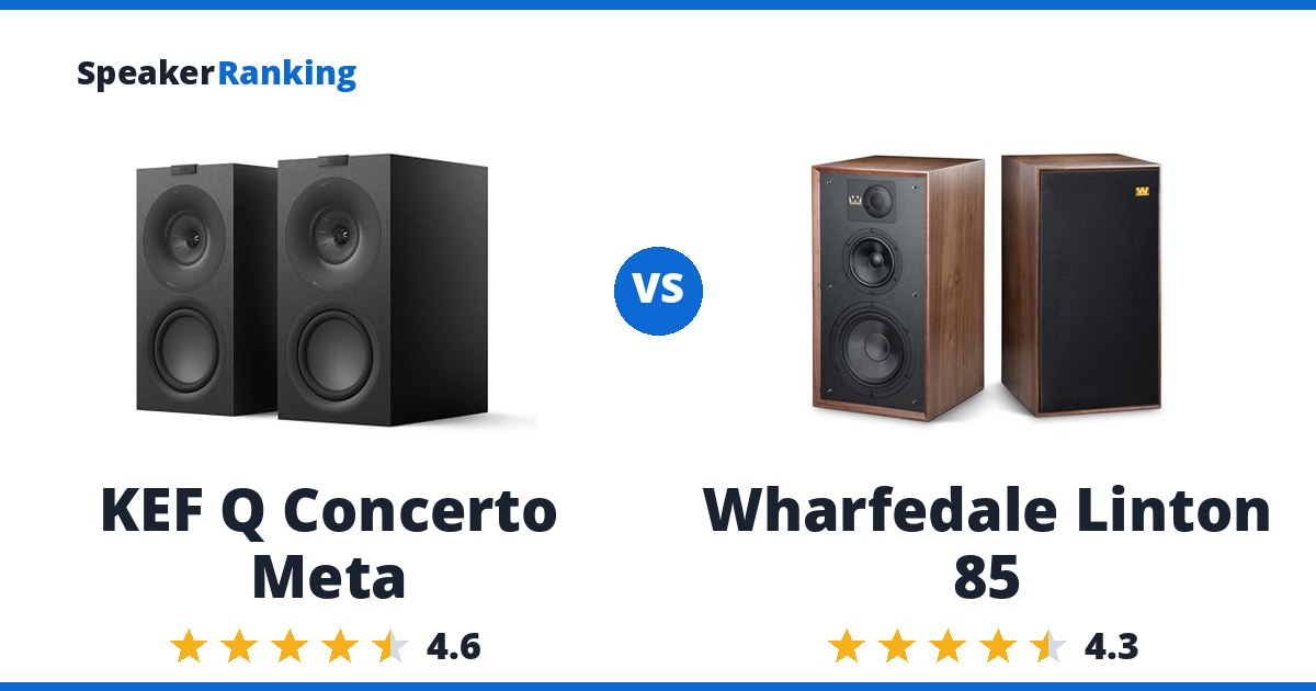 KEF Q Concerto Meta vs Wharfedale Linton 85