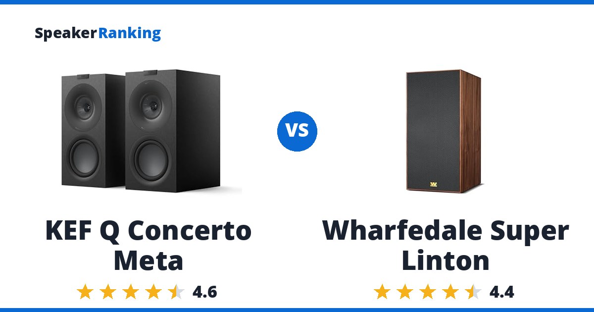 KEF Q Concerto Meta vs Wharfedale Super Linton
