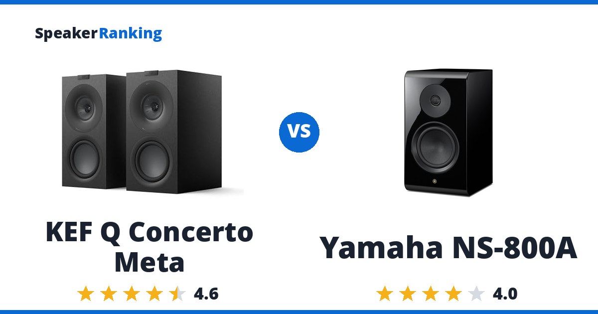 KEF Q Concerto Meta vs Yamaha NS-800A